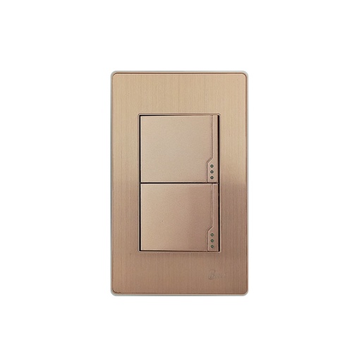 [INT.03.02] Interruptor Doble Serie Ottone