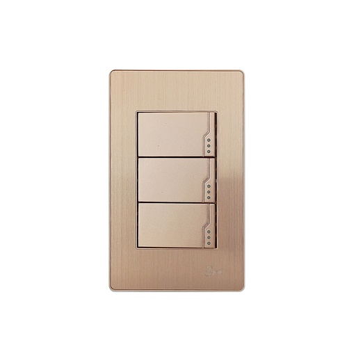 [INT.03.03] Interruptor Triple Serie Ottone