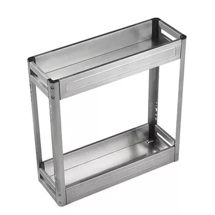 [CON.01.03] Condimentero Organizador De Acero Inoxidable 20 cm