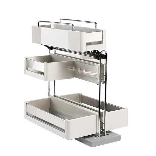 [CON.03.02] Organizador de Limpieza de Acero Inoxidable 40 cm