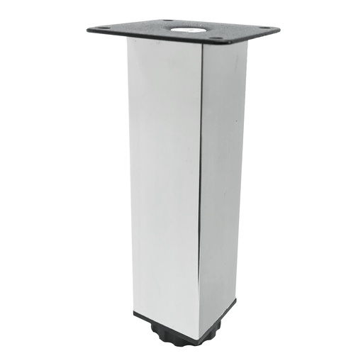 [PAT.02.01] Pata para Mueble de Acero Cromado Cuadrada 10 cm 