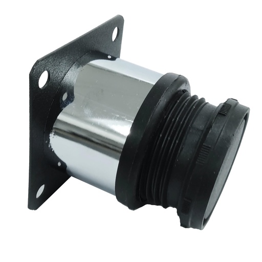 [PAT.03.02] Pata para Mueble de Acero Cromado Redonda 15 cm