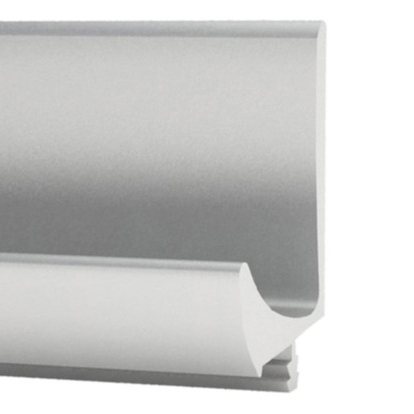 [PER.01.05] Perfil Tirador de Aluminio Tipo "J" Brillante