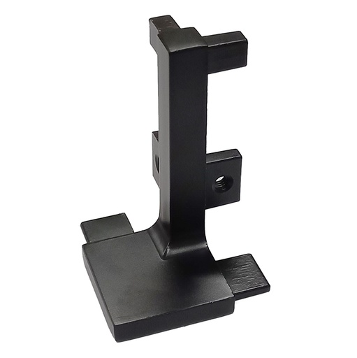 [PER.04.05AC] Conector de esquina para Perfil Gola Negro